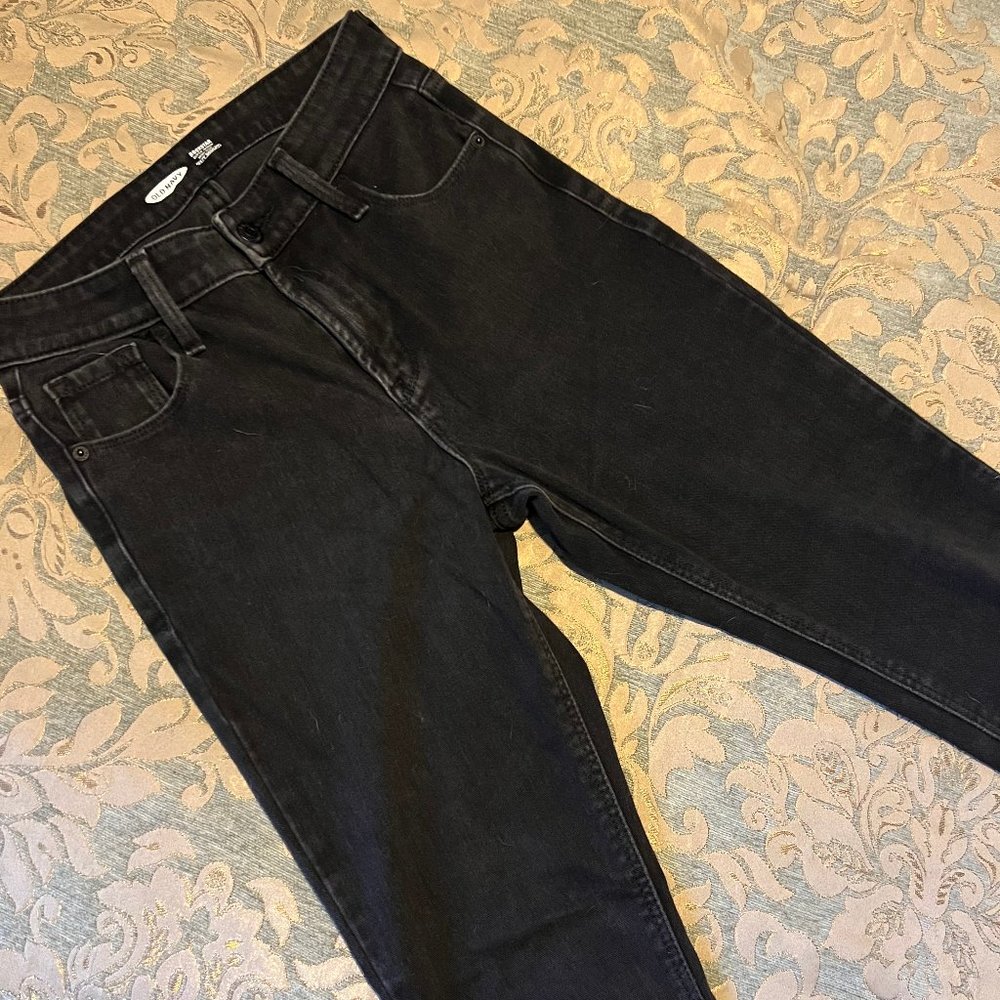 Old Navy - Black Super Skinny High Rise Rockstar Jeans - Size 2